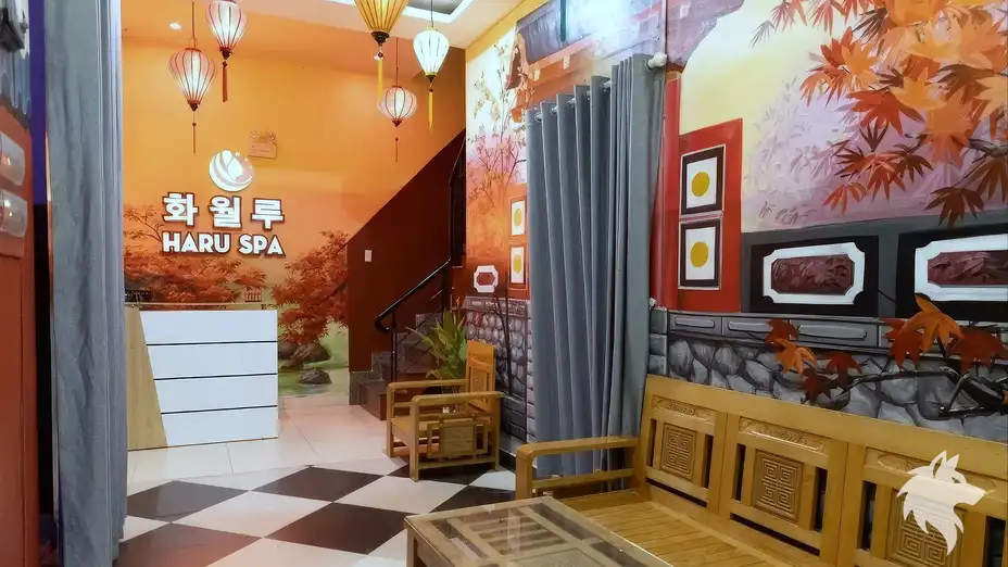 峴港 Flower Spa 接待櫃台